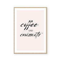 Coffee And Croissants | Art Print