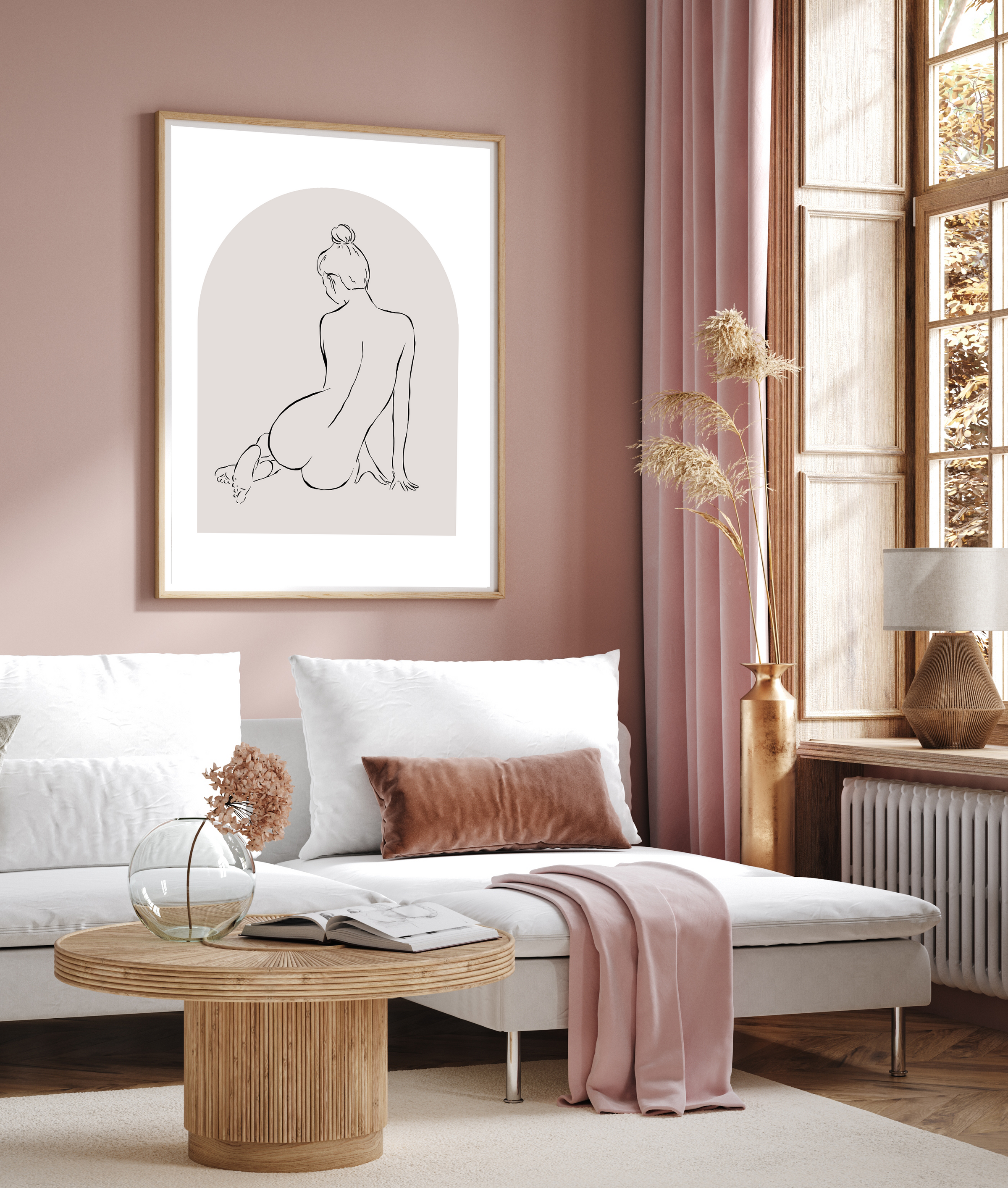 Sayla | Line Art | Art Print