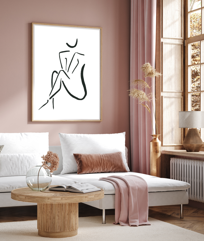 Sophia | Line Art | Art Print