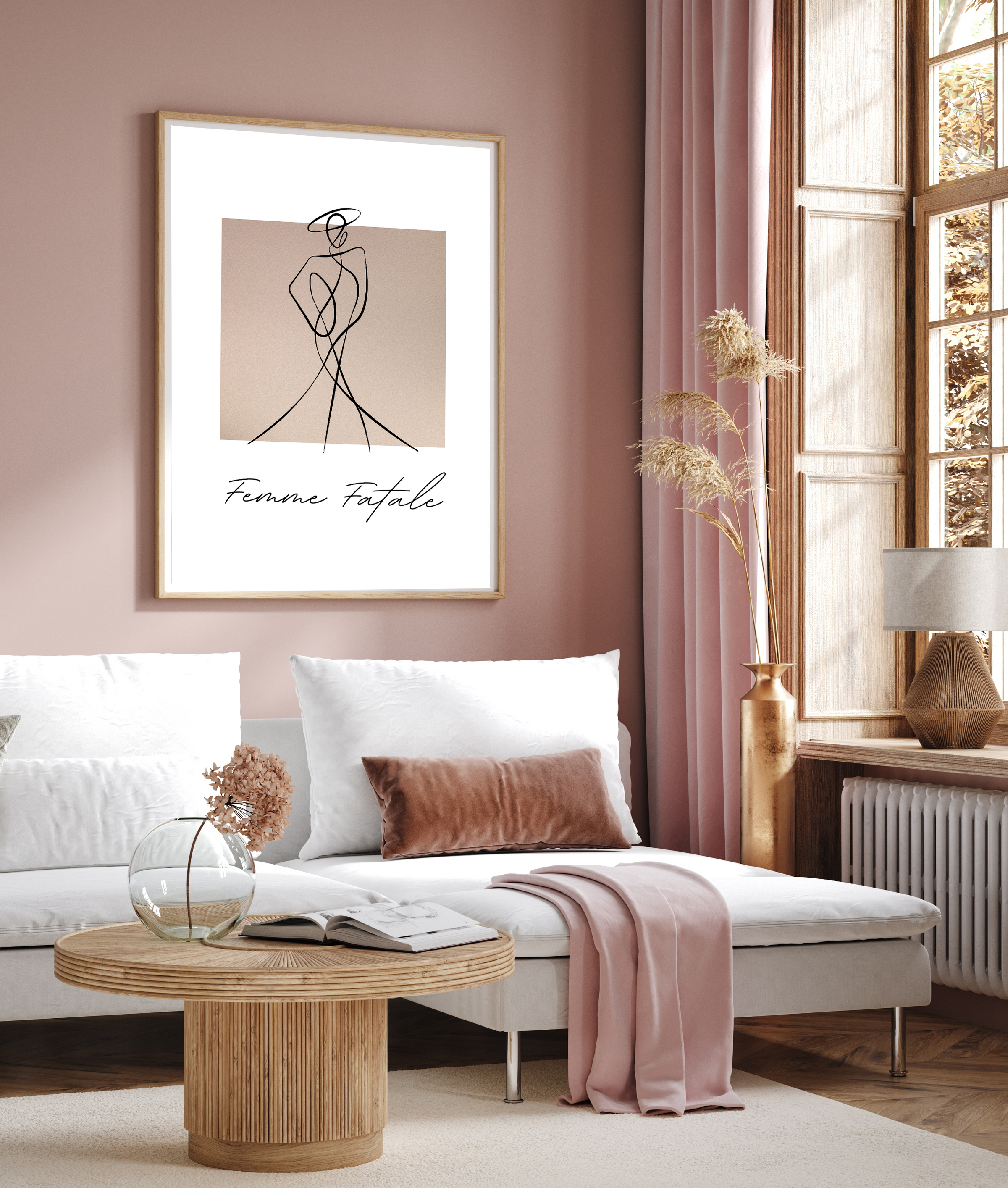 Amoura | Line Art | Art Print