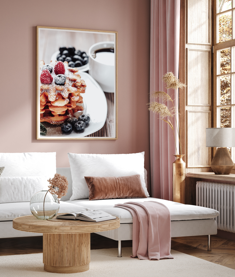 Waffles & Berries | Art Print