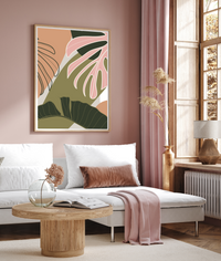 Pastel Monstera | Art Print