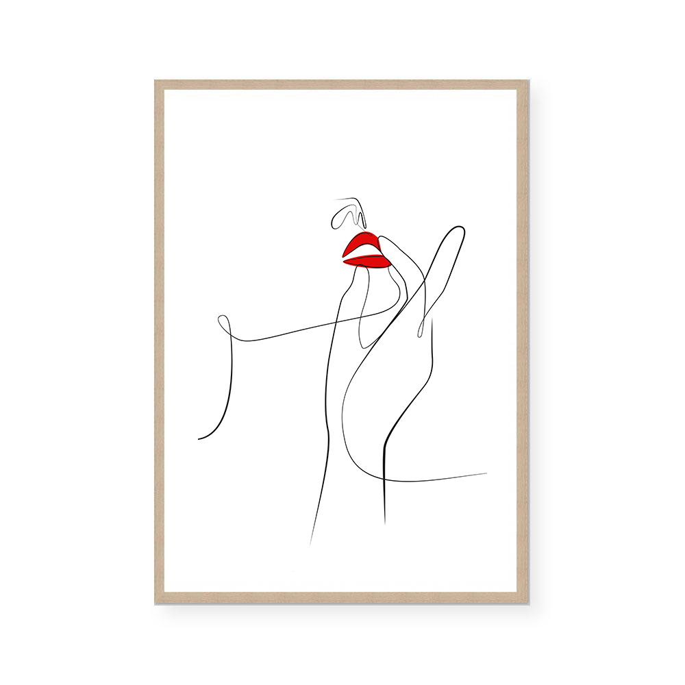 Donna | Line Art | Art Print