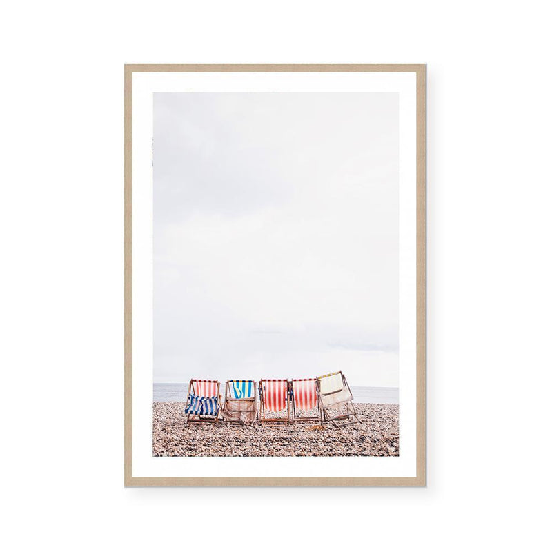 Beach Chairs | Art Print