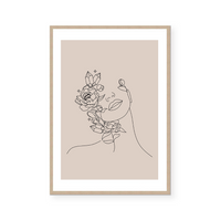 Melany | Line Art | Art Print