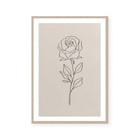 Dama | Line Art |  Art Print