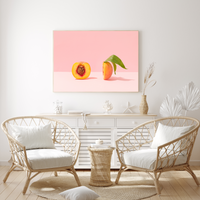 Fresh Peach Slices | Art Print