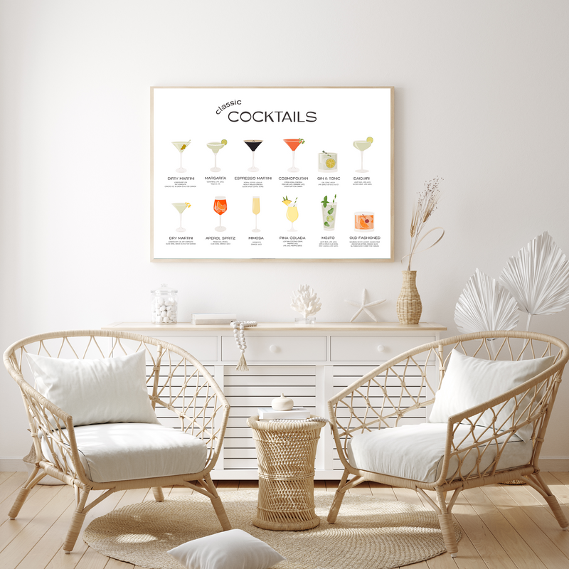 Classic Cocktails | Art Print