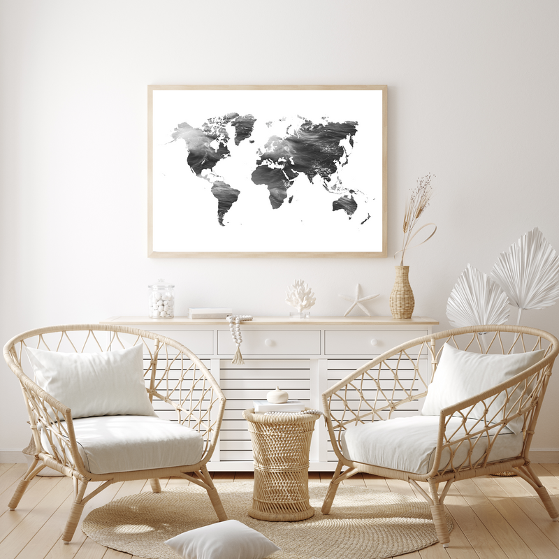 Map Of The World | Art Print