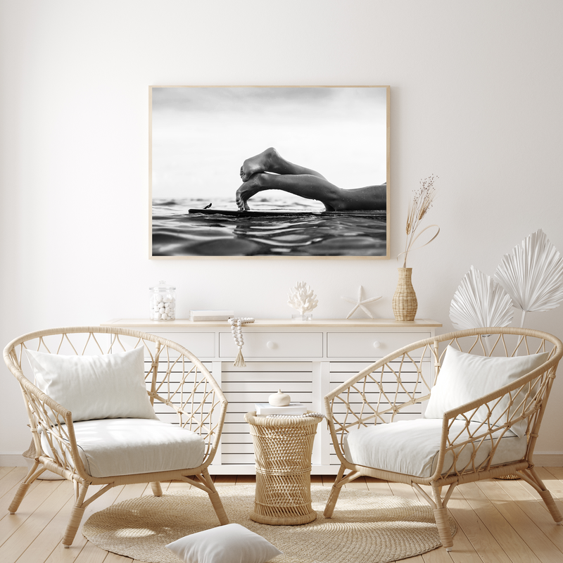 Morning Surf | B&W | Art Print