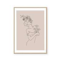 Elena | Line Art | Art Print