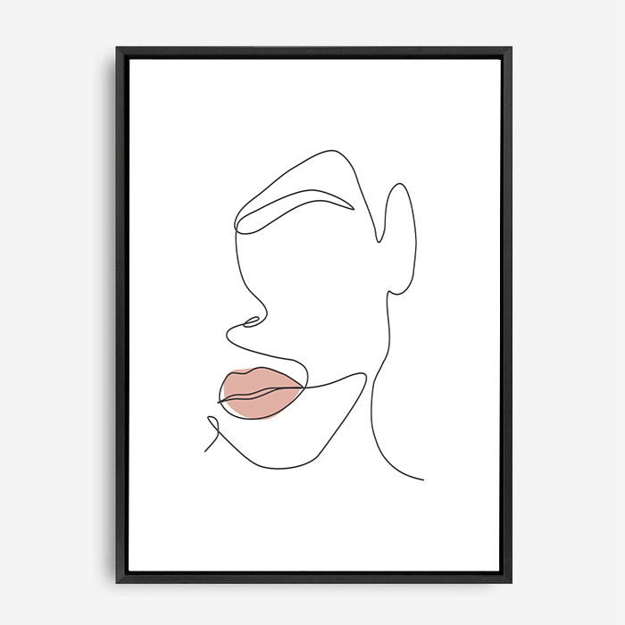 Emery | Line Art | Canvas Print
