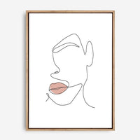 Emery | Line Art | Canvas Print