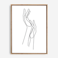 Jordan | Line Art | Canvas Print