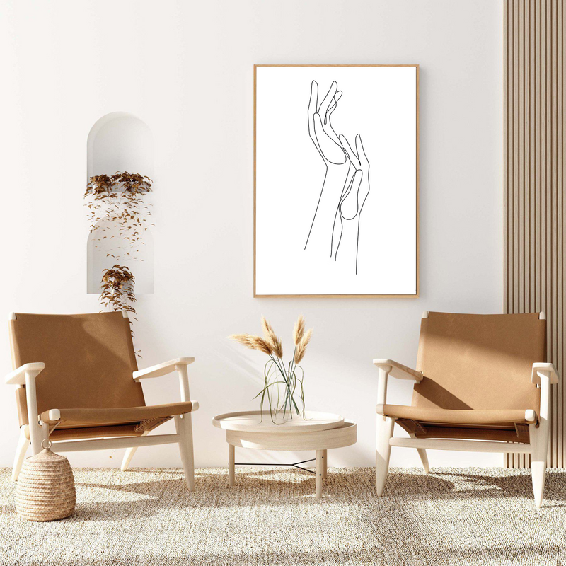 Jordan | Line Art | Canvas Print