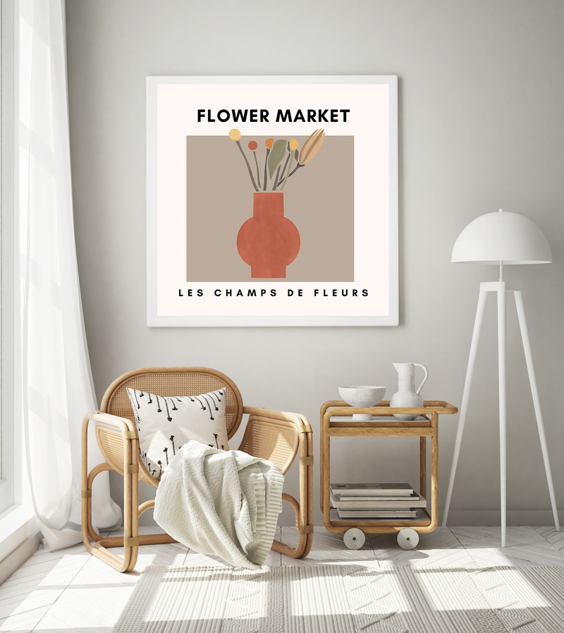 Flower Market | Square | Art Print