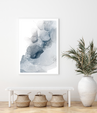 Abstract Fluid | Deep Blue | Art Print