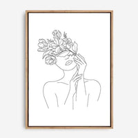 Vasha | Line Art | Canvas Print
