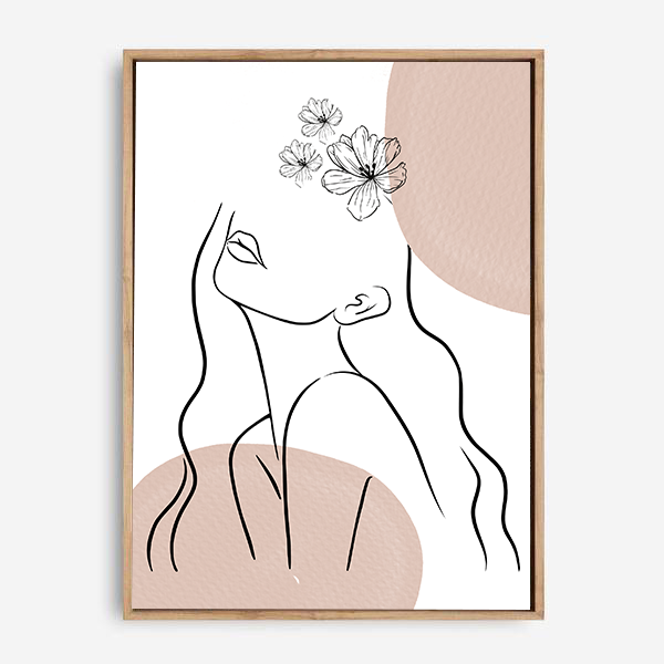 Laurel | Line Art | Canvas Print