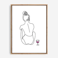 Boheme | Line Art | Canvas Print