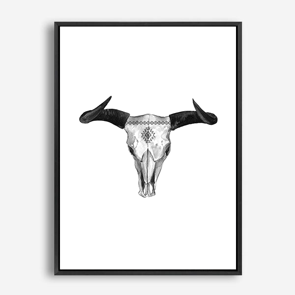 Bull Skull | Canvas Print