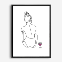 Boheme | Line Art | Canvas Print