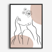 Laurel | Line Art | Canvas Print
