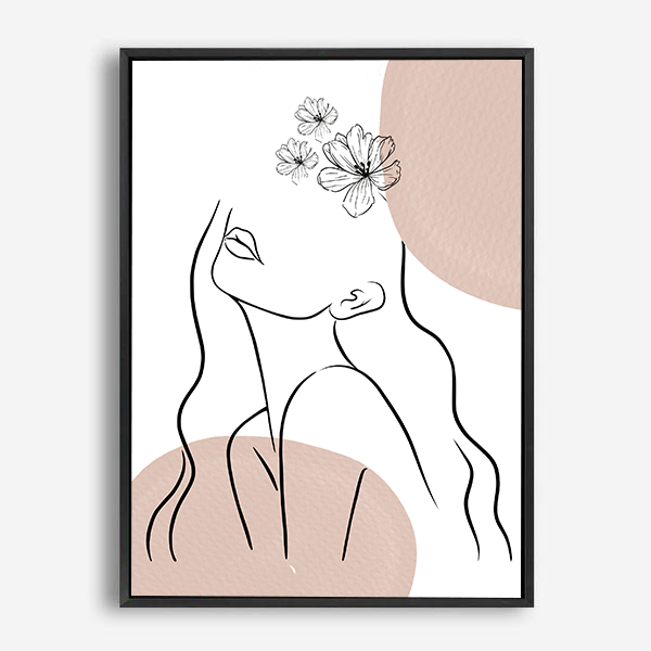 Laurel | Line Art | Canvas Print