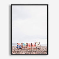 Beach Chairs | Canvas Print