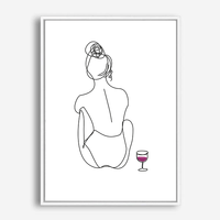 Boheme | Line Art | Canvas Print