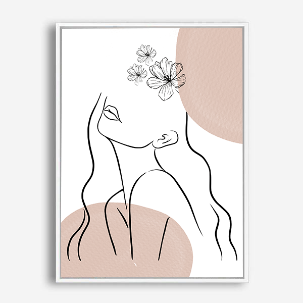 Laurel | Line Art | Canvas Print