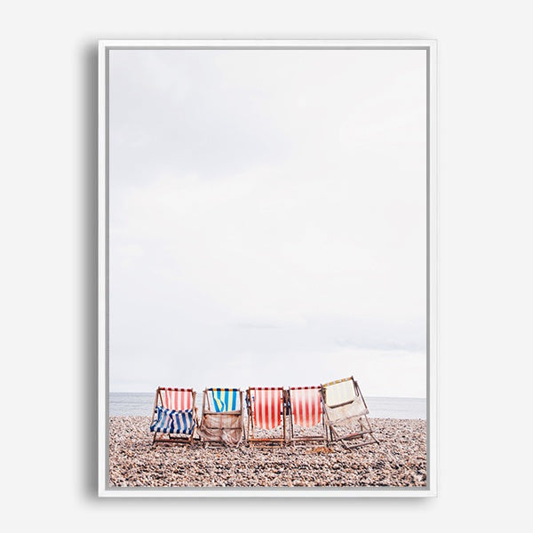 Beach Chairs | Canvas Print