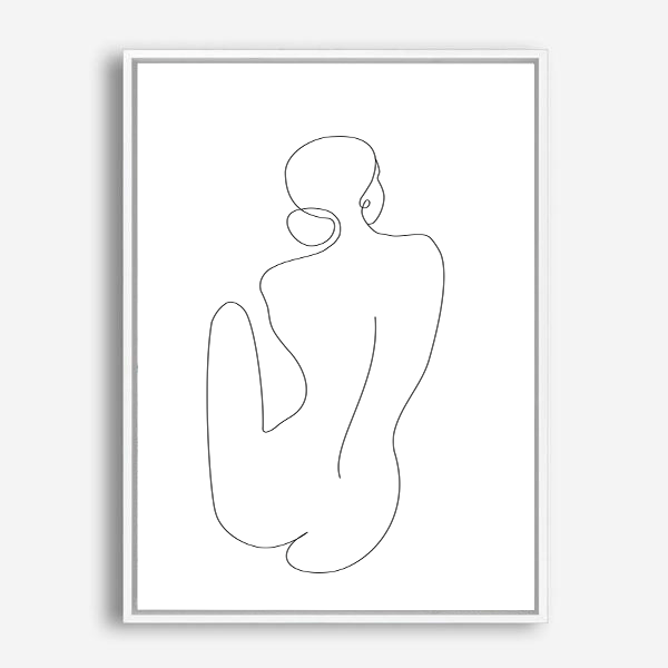 Alexandra | Line Art | Canvas Print