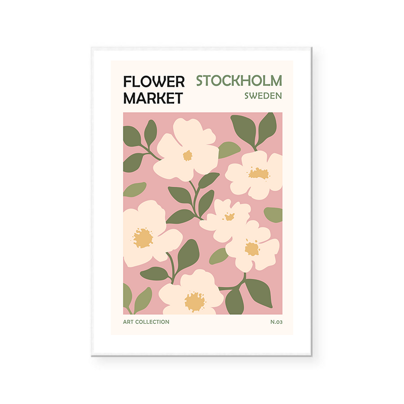 Flower Market | Stockholm | Art Print
