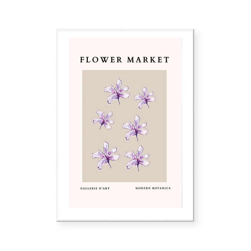 Flower Market | Lavender | Art Print