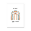 Be Kind Be Happy | Art Print