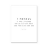 Kindness | Mark Twain | Art Print