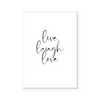 Live, Laugh, Love | Art Print