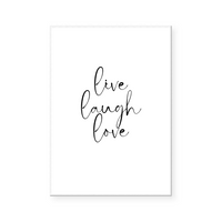 Live, Laugh, Love | Art Print