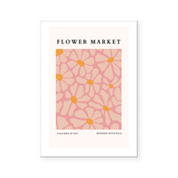 Flower Market | Deep Pink | Art Print