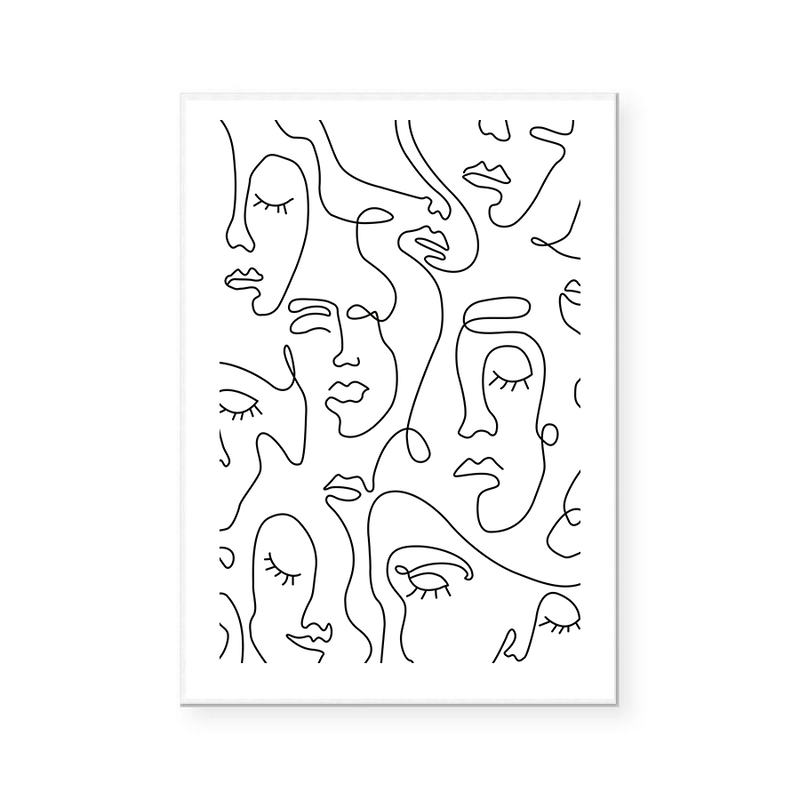 Allie | Line Art | Art Print