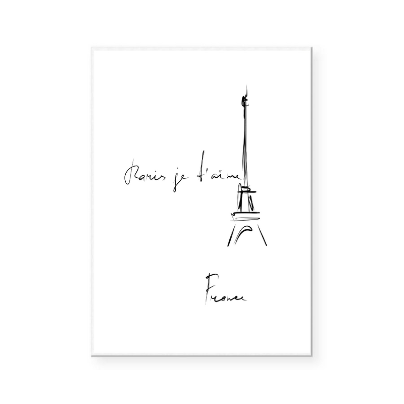 Paris, I Love You | Art Print