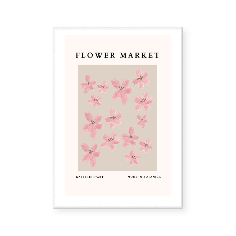 Flower Market | Pink | Art Print