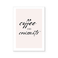 Coffee And Croissants | Art Print