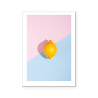 Abstract Lemon | Art Print