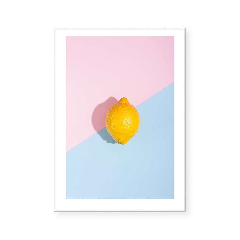 Abstract Lemon | Art Print