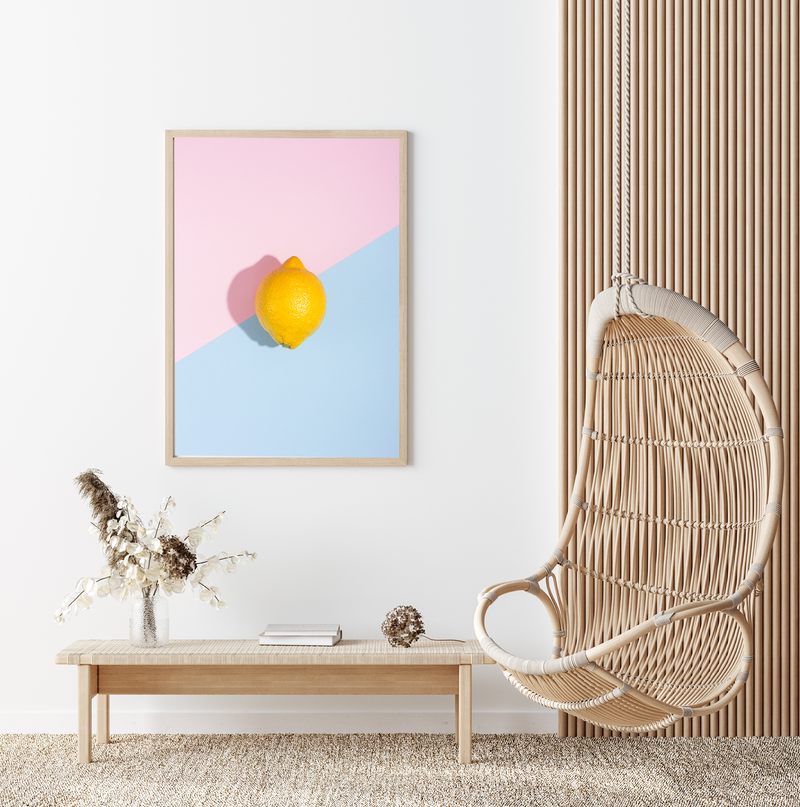 Abstract Lemon | Art Print