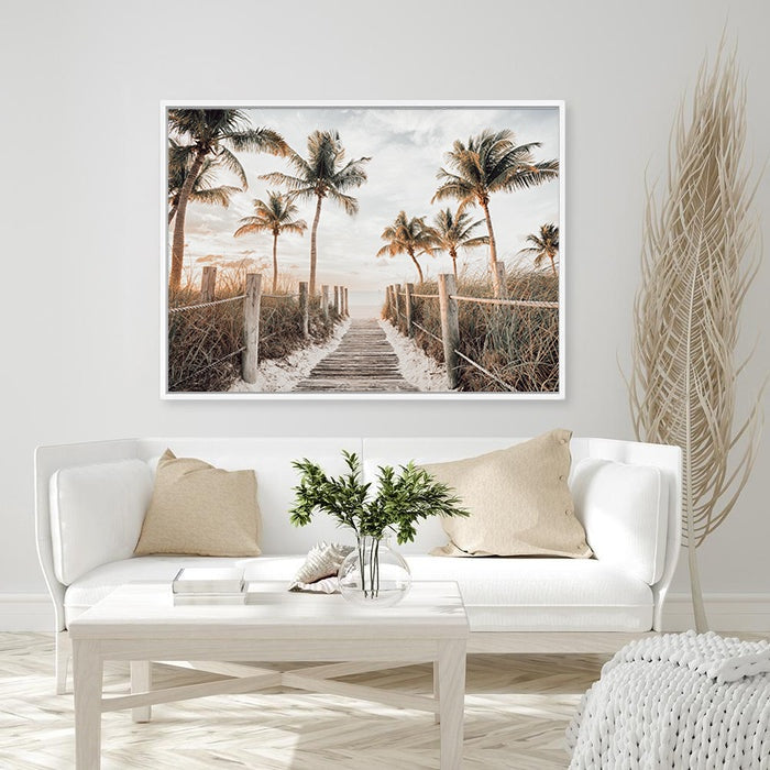 Palm Trees | Florida Keys | Canvas Print