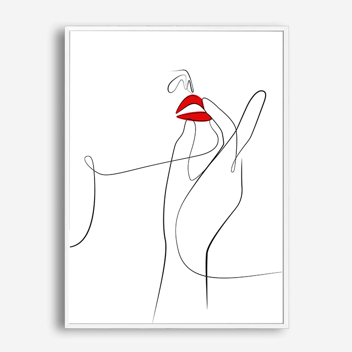 Donna | Line Art | Canvas Print