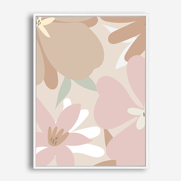 Nude Wildflowers | Canvas Print